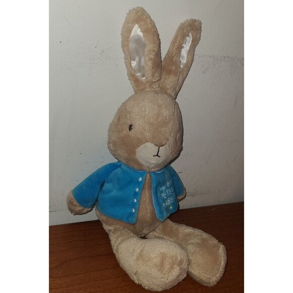 The World of Beatrix Potter PETER RABBIT Plush Toy Tan w/Blue Jacket 21" - Picture 3 of 8